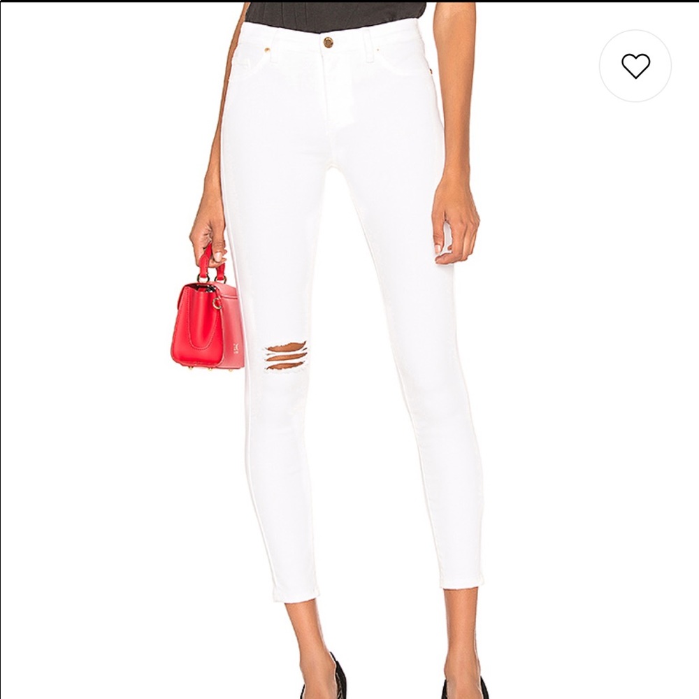 BLANKNYC Hi Rise Skinny Jean in Great White